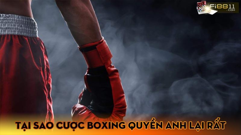 Tại sao cược boxing quyền Anh lại rất hấp dẫn