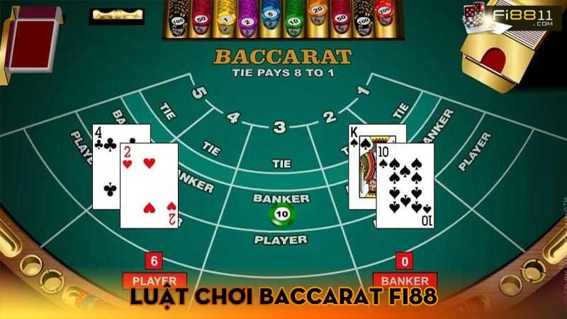 Luật chơi Baccarat Fi88