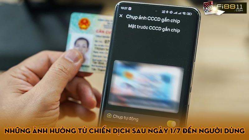 Những ảnh hưởng từ chiến dịch sau ngày 1/7 đến người dùng khác