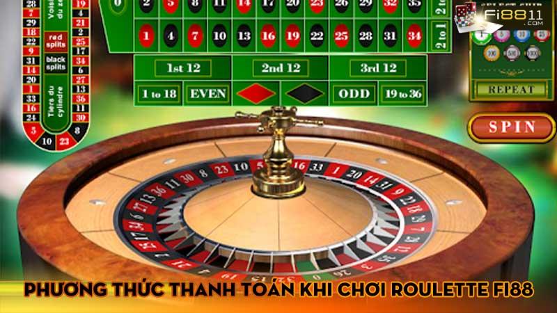 Phương thức thanh toán khi chơi roulette Fi88